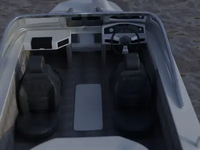 speed boat 3D model purchase