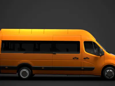 Opel Movano L4H3 MiniBus 2020 3D model