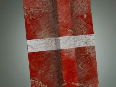 Pavise Shield  Free low-poly 3D model