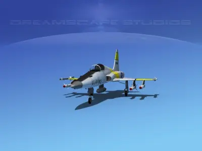 Northrop F-5E Tiger V04a USAF 3D model