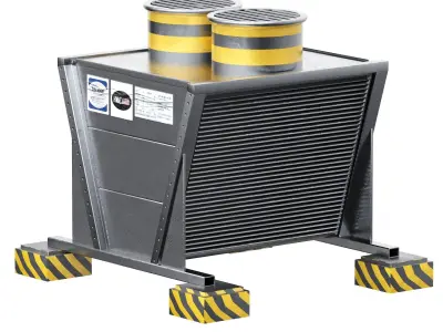 Rooftop Unit Low-poly 3D model