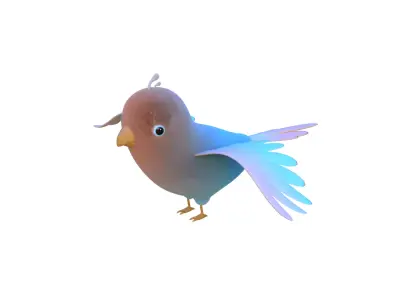 Bird  Low Poly 3D Model 3D model