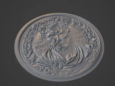 Hannibal Barca Medallion 3D print model buy
