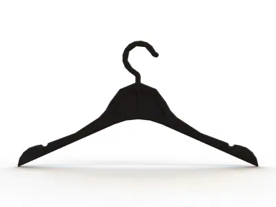 Plastic Clothes Hanger 3D print model