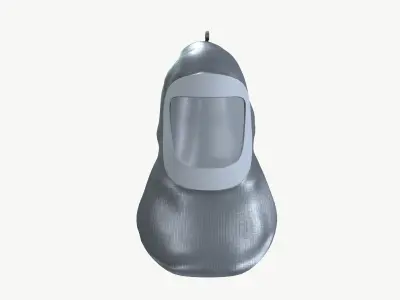 Heat resistant safety helmet 3D model