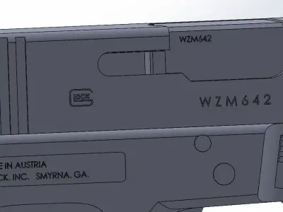 Glock 19 Gen 4 Free 3D model