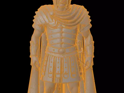 Commanding Officer Military Figure 3D Print Model 3D print model