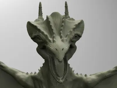 Dragon model statue 3D model