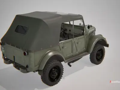 GAZ-69  3D model