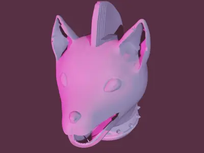FOX HEAD Free 3D model