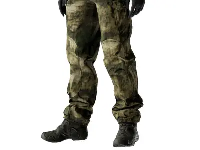 BARS 6Sh122 Ratnik Reversible Suit Low-poly 3D model