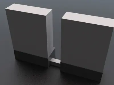 Electric Control Boxes Low-poly 3D model