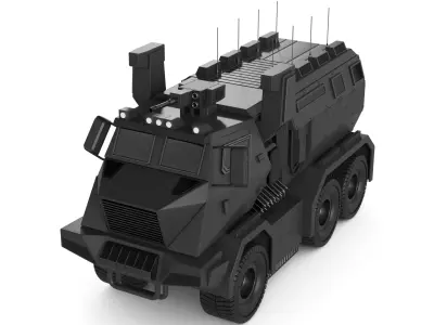 Military ARV 3D model PBR