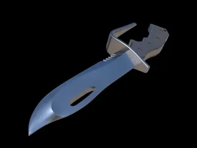 Marvel Legends Warpath Bowie Knives  1-12 scale 3D model