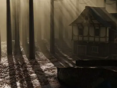 Medieval House 3D model