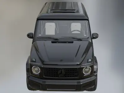 Mersedes-Benz G63 AMG Low-poly 3D model