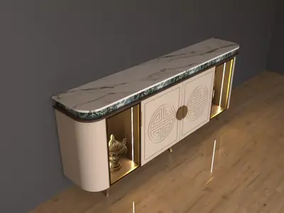 Antique cabinet 3D model buy