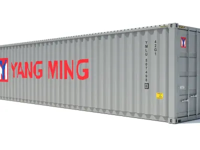 Shipping Container Yang Ming 3D model