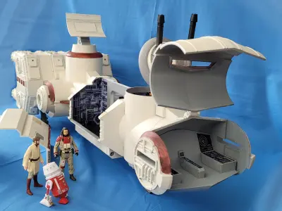 Tantive IV Corellian Corvette Custom Vehicle Playset 3D print model