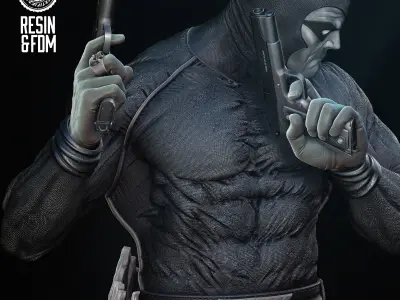 B3DSERK Phantom Bust  3D print model