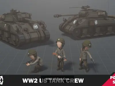 WW2 Polygon Bundle 3D Model Pack