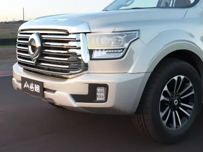 2024 GWM POER with lowpoly interior Low-poly 3D model