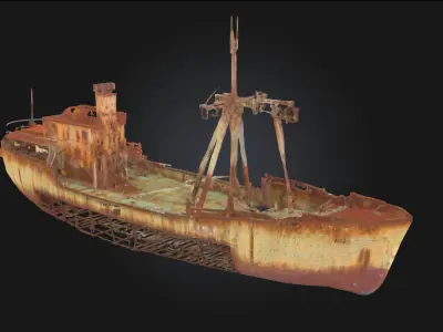 Rusty Relic  Forgotten Metal of a Lost Age 3D model
