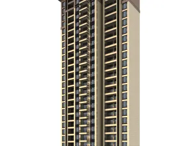 Residential Building 3D model order