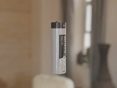 AA Battery Free 3D model