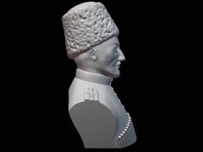 Hetman Pavlo Skoropadskyi Bust 3D print model
