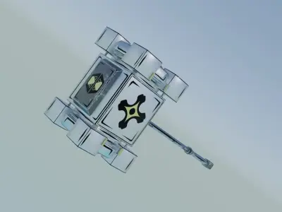 Titans Judgement Sci-Fi Warhammer Low-poly 3D model