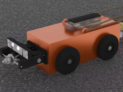 drainner X Water Jet Sweage Cleaner 3D model