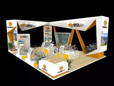 Exhibition - Area - 9X12-3DMAX2009-02 3D model