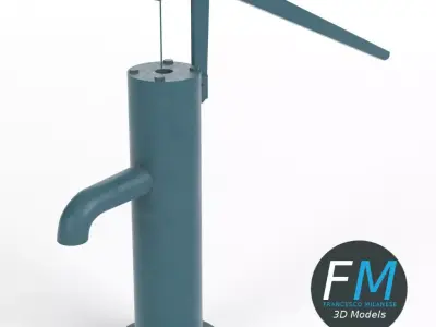 Water pump 3D model get