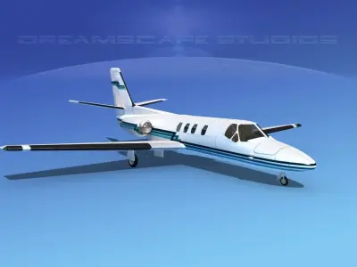 Cessna 500 Citation I V10 3D model