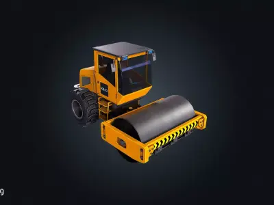 Vehicle Rollers V1 Car Equipment Low-poly 3D model