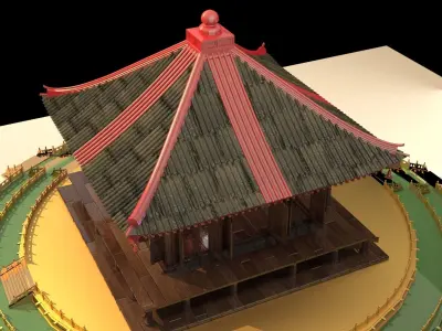 Chinese pavilion   3D model