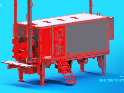 Shelter Control View 3D model