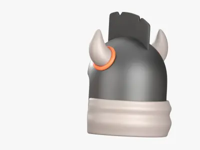 Ancient Helmet 3D Illustration 3D model purchase