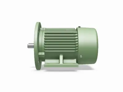 80 B35 Left IEC electric motor - 3D CAD model 3D model