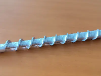 auger for filament extruder 3D model