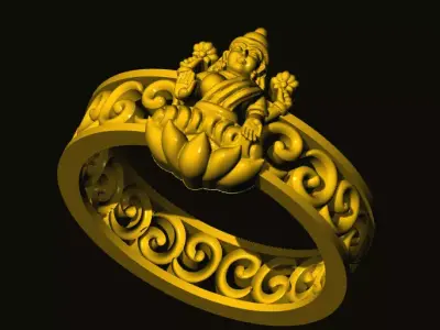 lakshmi devi 3D print model