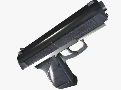 Pistol gun 3D model