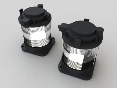 Single Masthead Light 3D model