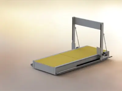 3m-cnc-hotwire-cutter machine with sheet of paper Free 3D model