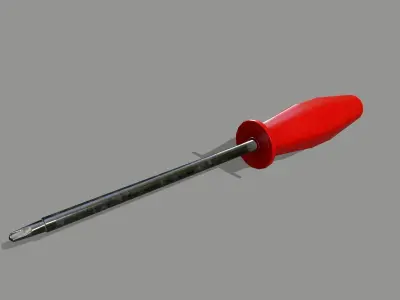 screwdriver Low-poly 3D model 48