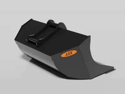 JST Nordic Line 20-25 Ton Grading Bucket Low-poly 3D model