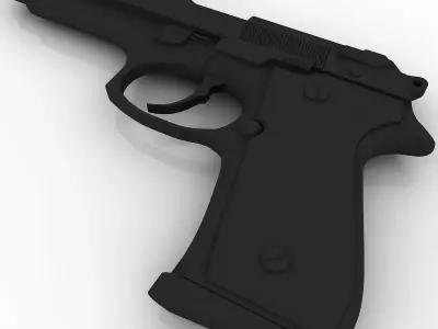 MTMA 5 Hand Gun 3D model