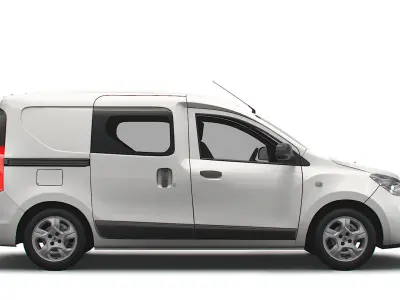 Dacia Dokker DoubleCab 2020 3D model