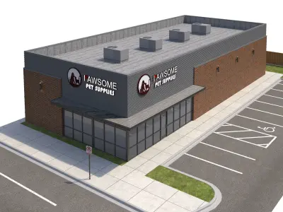 Retail-125 Retail Store A 3D model